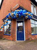 Organic Garland - Blue and White Gold