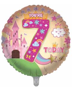 Princess Age 7 Foil Balloon | 18"
