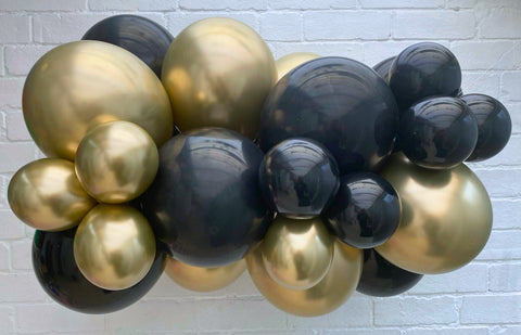 Black & Gold Organic Garland