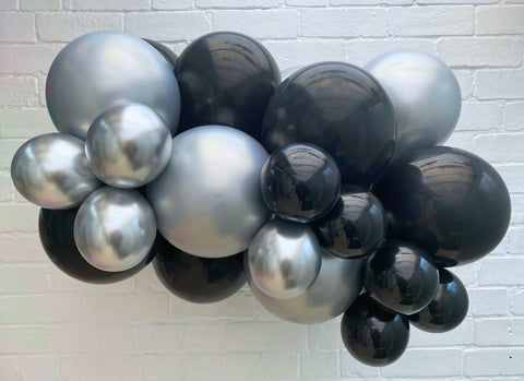 Black & Silver Organic Garland