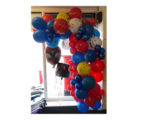 Spiderman Themed Organic Garland