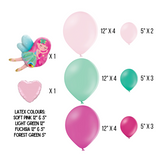 DIY Fairy Theme Balloon Number Stack