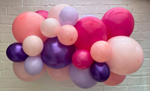 Pinky Purples Organic Garland