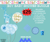 Baby Boy Baby Shower Theme Party Bundle | WEBSITE ONLY OFFER