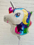Foil Shape Unicorn Head Balloon