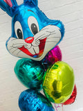 Easter Bunny Head & 5 Rainbow Foils