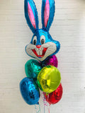 Easter Bunny Head & 5 Rainbow Foils