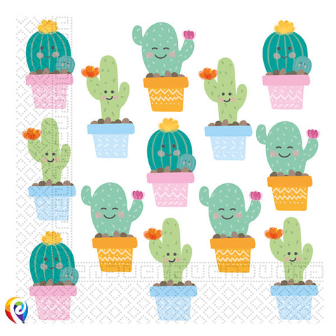 Cactus Napkins | Pack of 20