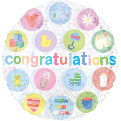Congratulations Baby Foil Balloon | 18"