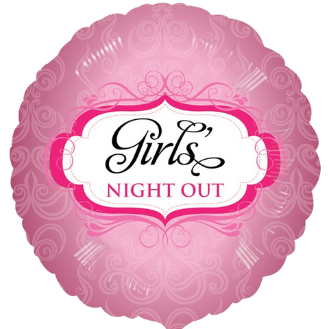Foil Round Girl's Night Out Balloon | 18"