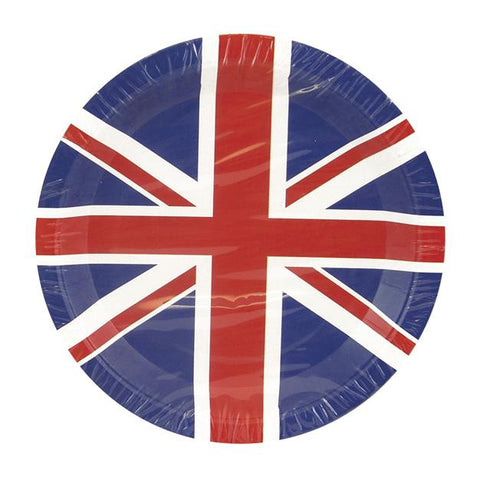 Union Jack 7" Paper Plates | Pack of 6