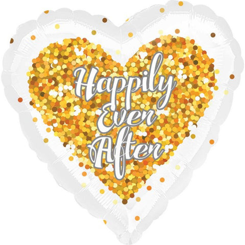 Gold Confetti Happily Ever After Foil | 18"
