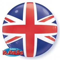 Bubble Message Union Jack Balloon | 22"