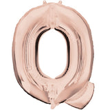 Foil Letters Metallic Rose Gold Balloons | 34"