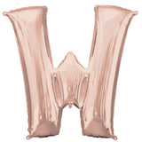 Foil Letters Metallic Rose Gold Balloons | 34"