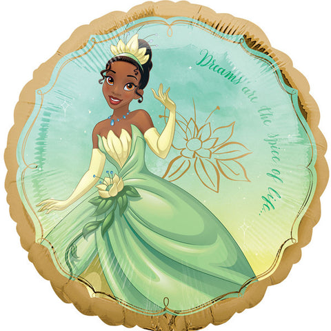 Foil Round Disney Princess Once Upon a Time Tiana Birthday Balloon | 18"