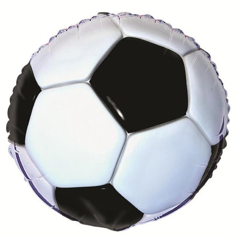 Round Football Foil Birthday Balloon | 18"