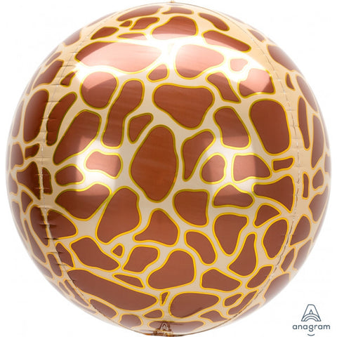 Giraffe Print Orbz Balloon | 15"