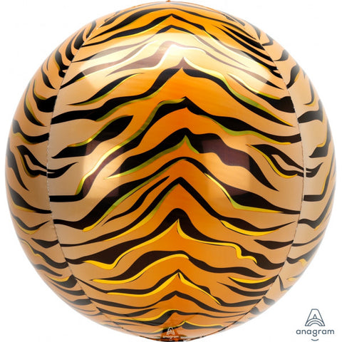 Tiger Print Orbz Balloon | 15"