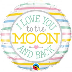 I Love You To The Moon and Back Balloon  | 18" | S40
