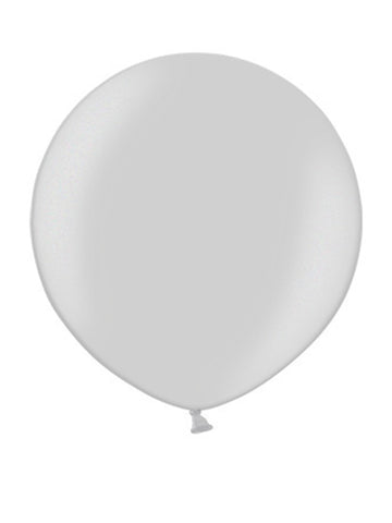 Silver Latex Metallic Balloons | 2ft