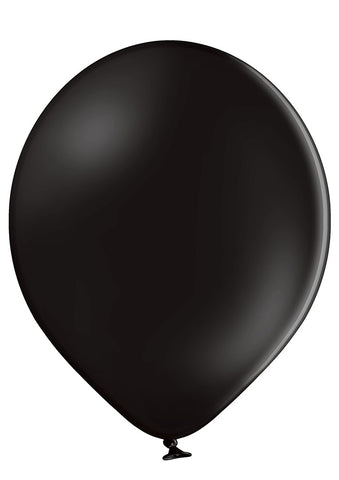Latex Standard Black Balloons | 12"