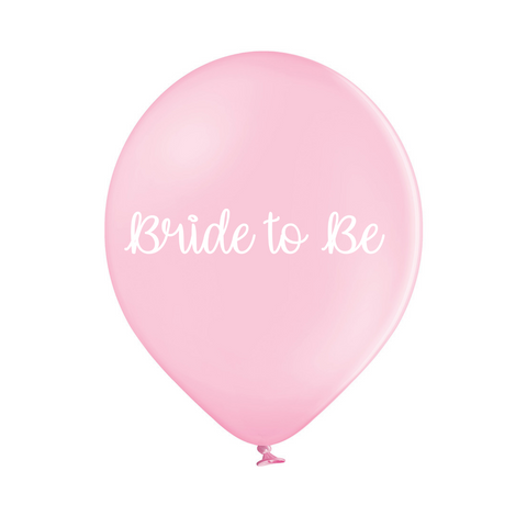 Latex Preprinted Bride to Be Balloons | 12"| 10 Pack