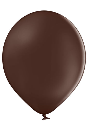 Latex Standard Chocolate Brown Balloons | 12"