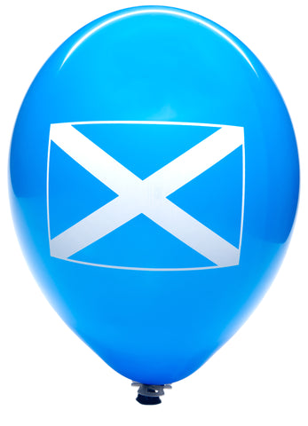 Latex Preprinted St Andrew's Day Flag Balloons | 10"