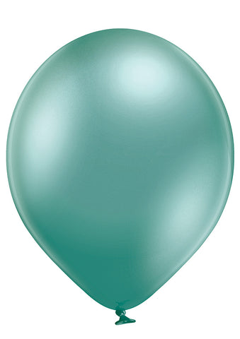 NEW! Glossy Chrome Green Latex Balloons | Available in 5" and 12"