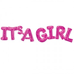 Its a girl - Pink Phrase