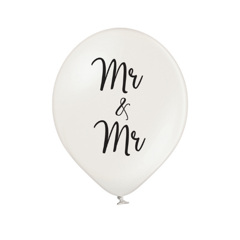 Latex Preprinted Mr & Mr Balloons | 12"