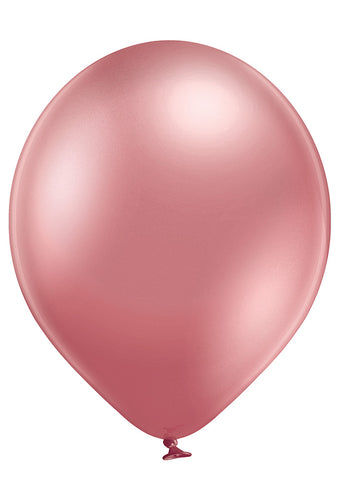 NEW! Glossy Chrome Pink Latex Balloons | Available in 5" and 12"
