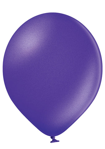 Latex Metallic Purple Balloons |  12"