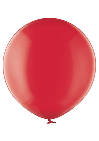 Red Latex Crystal Balloons | 3ft