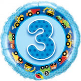 Multiple Age Designs - Foil Round 5 & Under Birthday Balloon | 18"