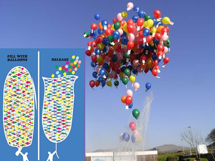 Release Net  500 Balloon – Talking Balloons