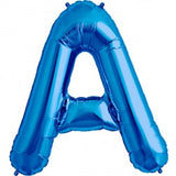 Foil Letters Metallic Blue Balloons | 34"