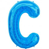 Foil Letters Metallic Blue Balloons | 34"