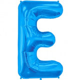 Foil Letters Metallic Blue Balloons | 34"
