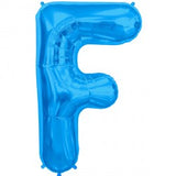 Foil Letters Metallic Blue Balloons | 34"