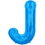 Foil Letters Metallic Blue Balloons | 34"