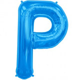 Foil Letters Metallic Blue Balloons | 34"