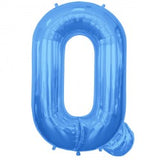Foil Letters Metallic Blue Balloons | 34"