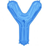 Foil Letters Metallic Blue Balloons | 34"