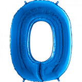 Foil Numbers Blue Balloons | 26"