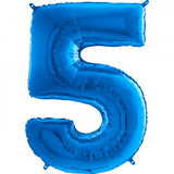 Foil Numbers Blue Balloons | 26"