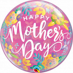 Floral Happy Mother's Day Bubble | 22"