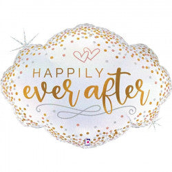 Confetti Happily Ever After Foil Shape | 36"