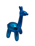 Large Blue Balloon Giraffe Ornament
